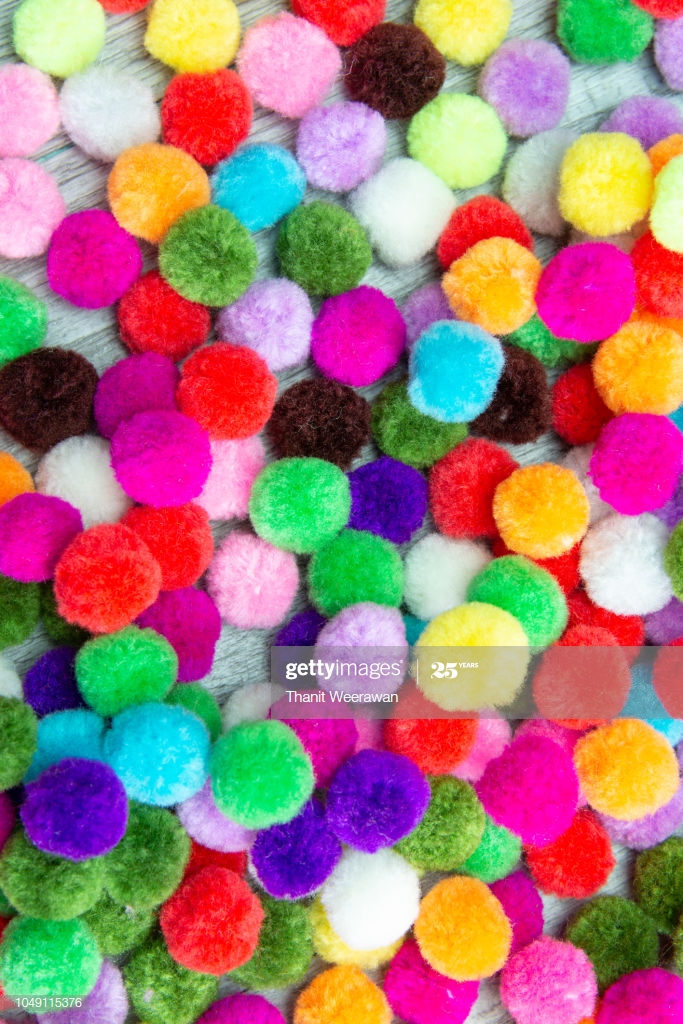 A Colorful Pom Background High Res Stock Photo Getty Image