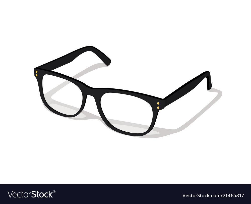 Free download Modern glasses icon isolated on white background Vector