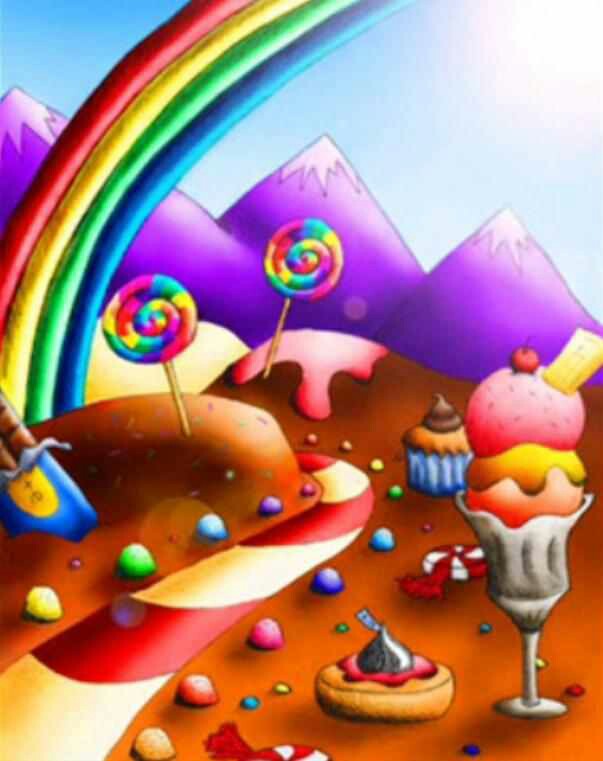 Cute Candyland Wallpaper Ashlyn