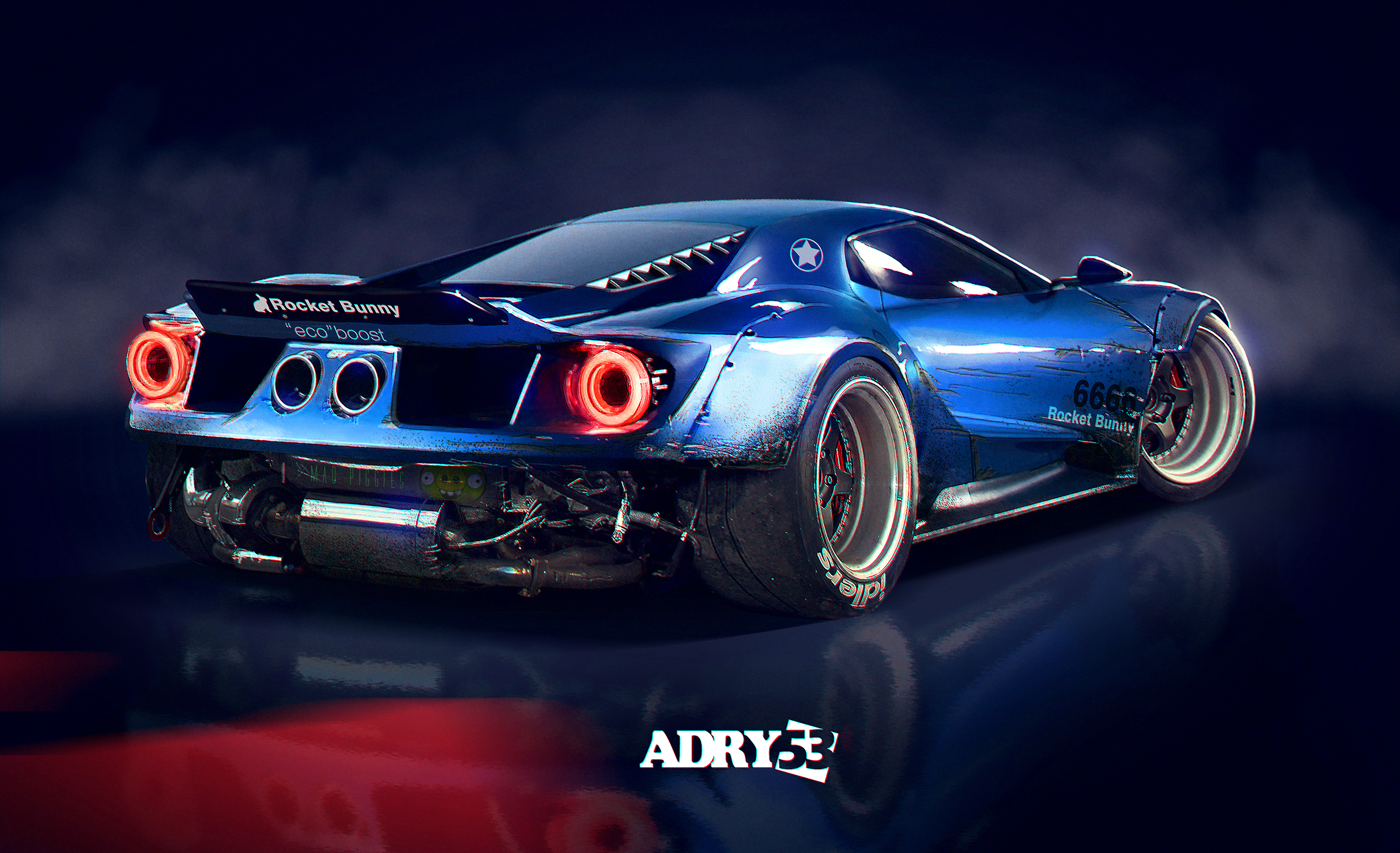 Ford Gt Rocket Bunny By Adry53