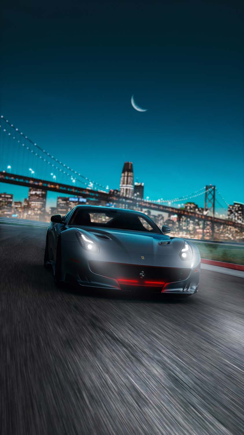 Green Ferrari Wallpaper