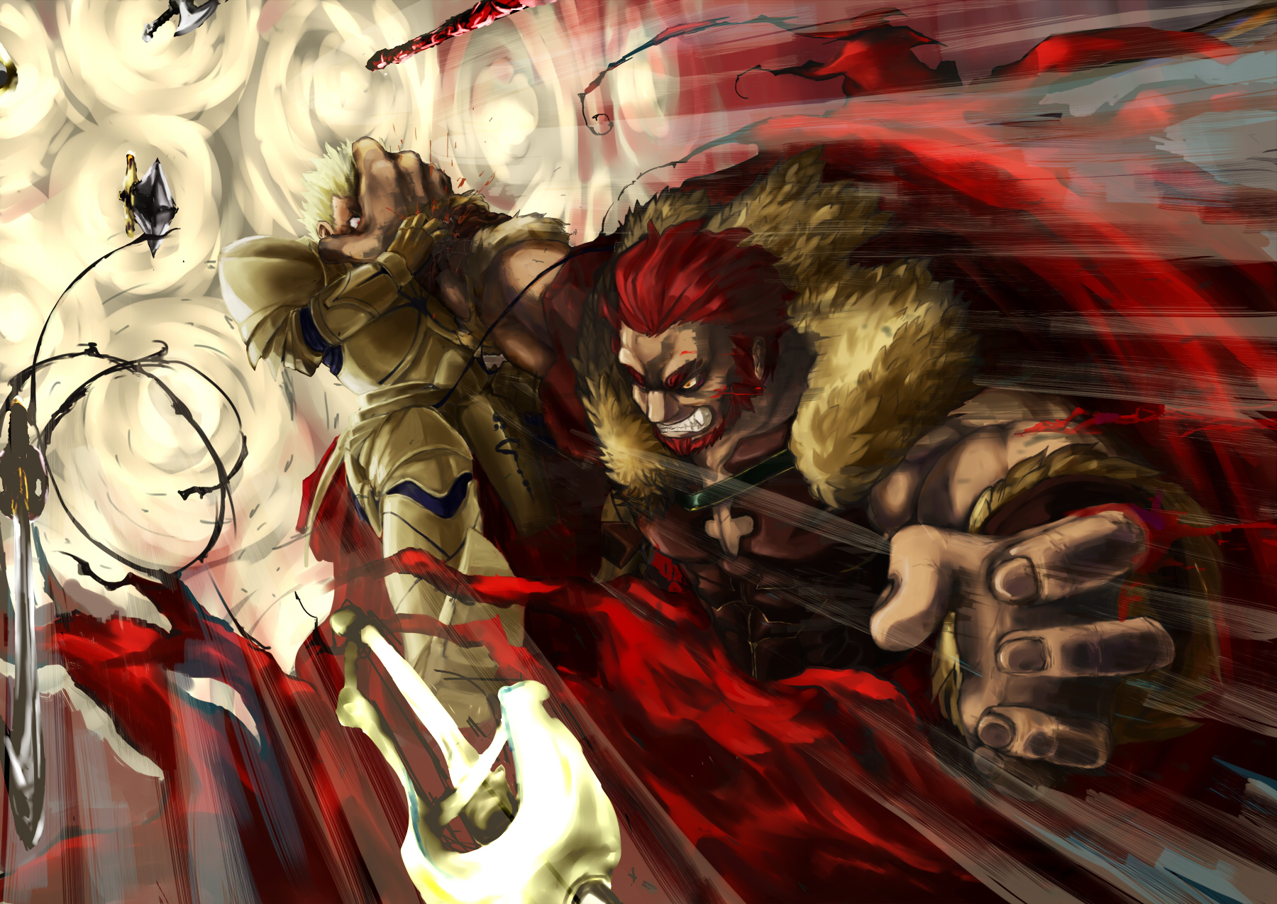 Anime Fate Zero Rider Archer Gilgamesh Wallpaper