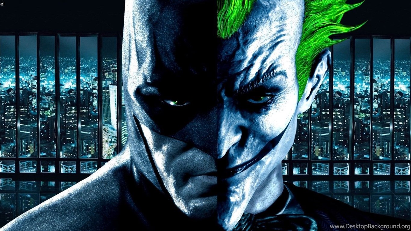 Batman Vs Joker HD Wallpapers Desktop Background 1366x768