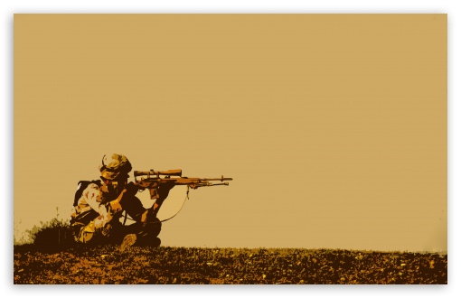 army soldier wallpaper with gun