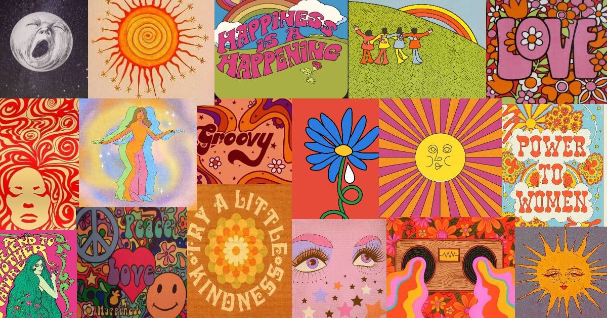 Hippy Wallpaper Vector Images over 13000