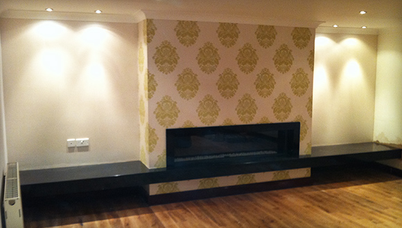 Living Room Wallpaper And Wall Preparation