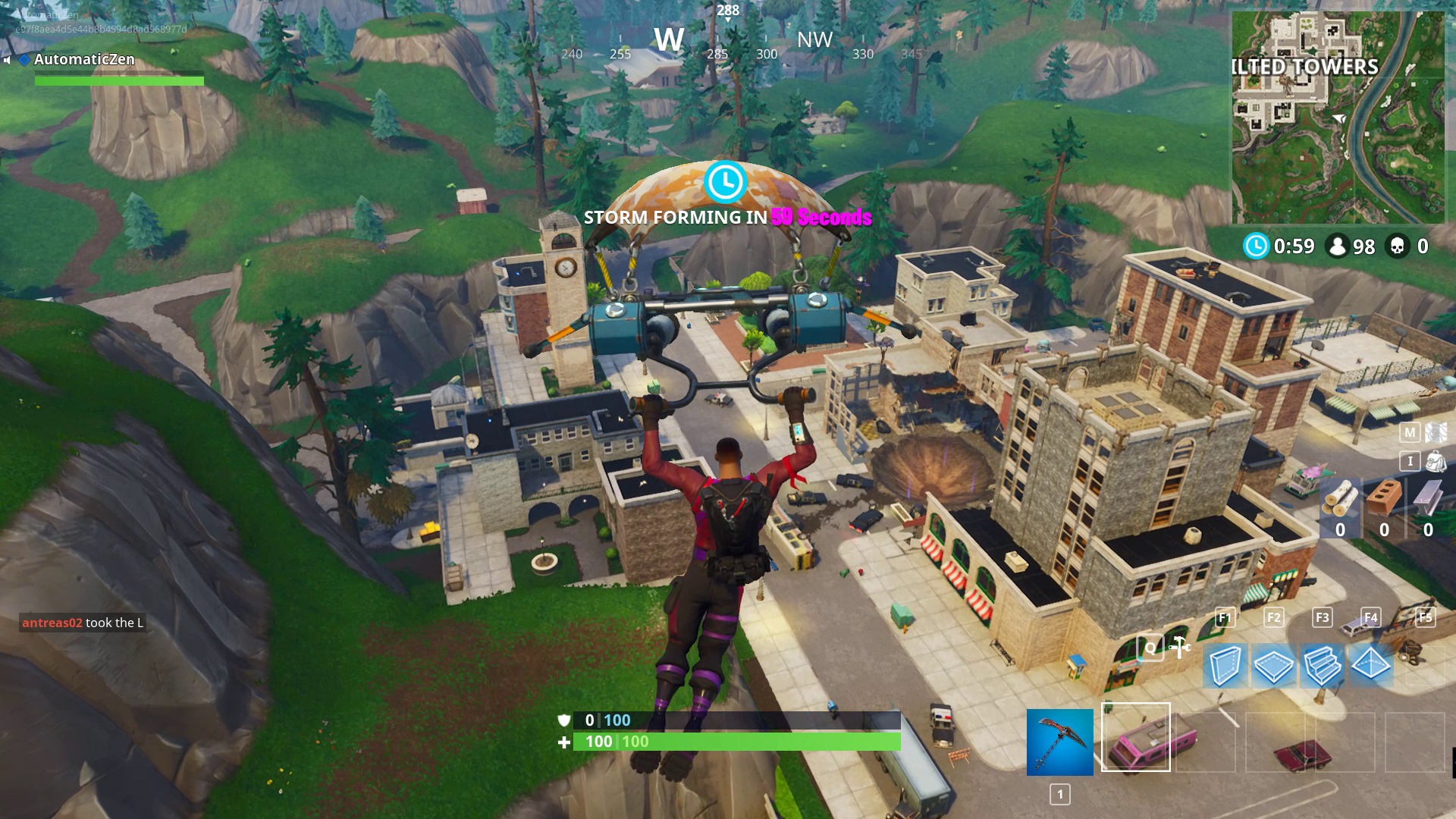 Tilted Towers Survives Fortnite Battle Royale S Meteor Made Map
