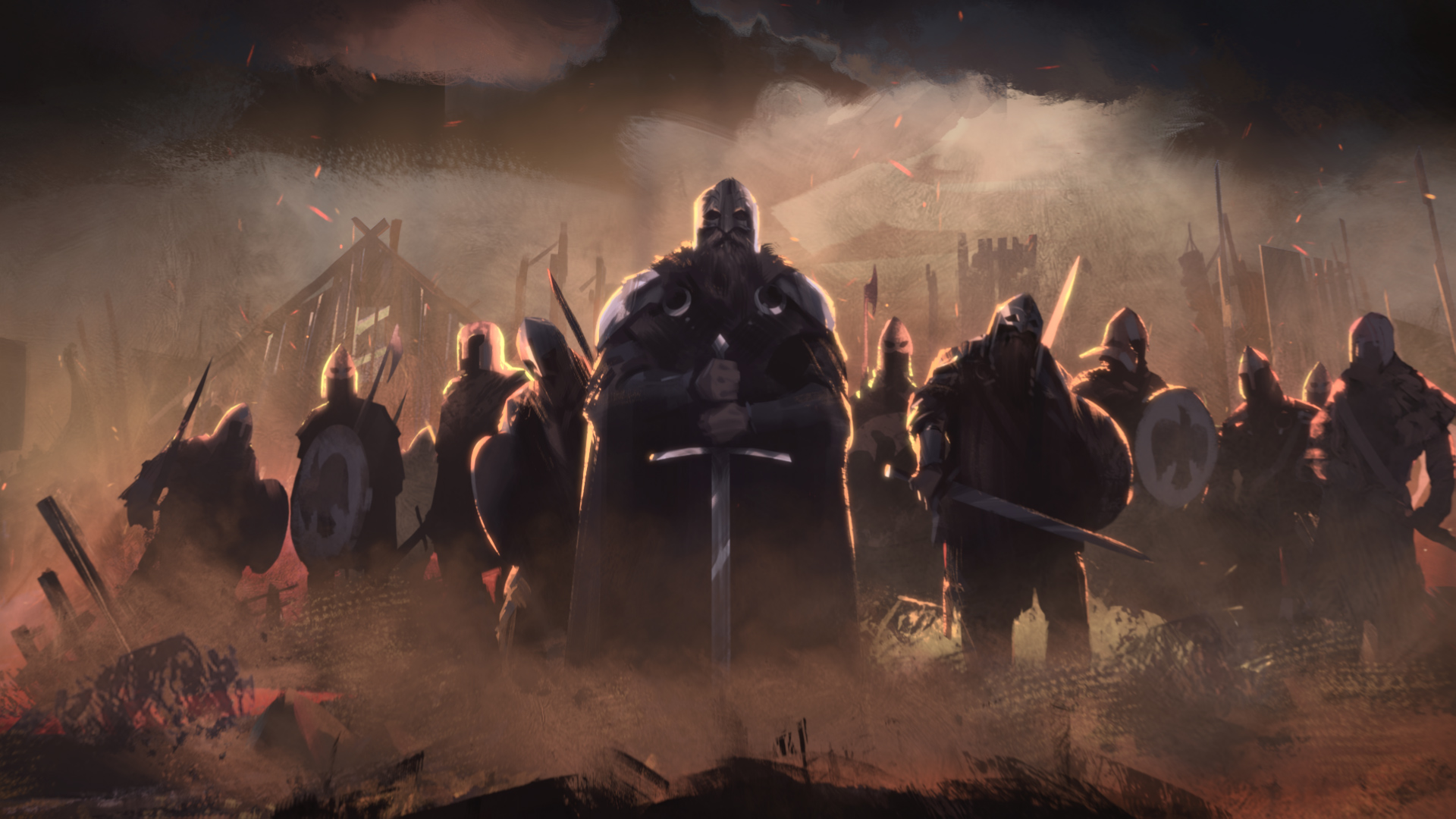 Vikings After A Raid Wallpaper From Total War Three Kingdoms