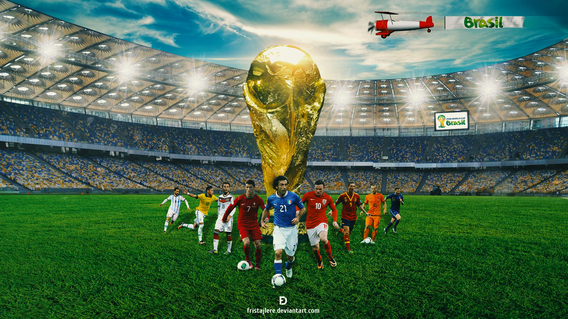 Fifa World Cup Brasil Wallpaper By Fristajlere