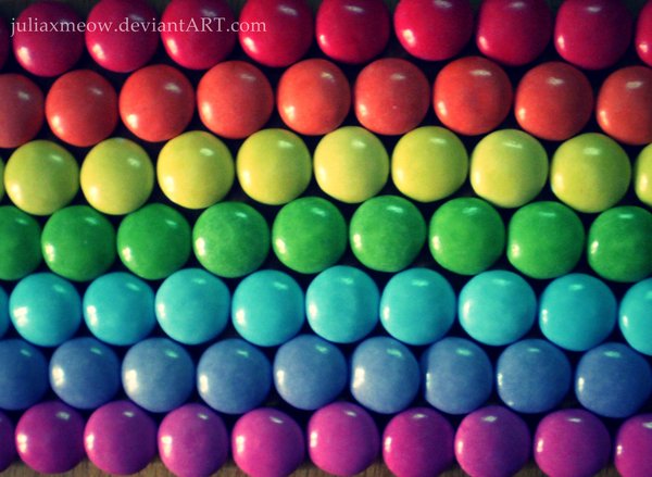 Rainbow Smarties I By Juliaxmeow