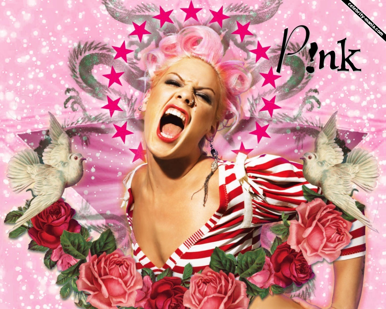 Pink Female Ass Kickers Wallpaper