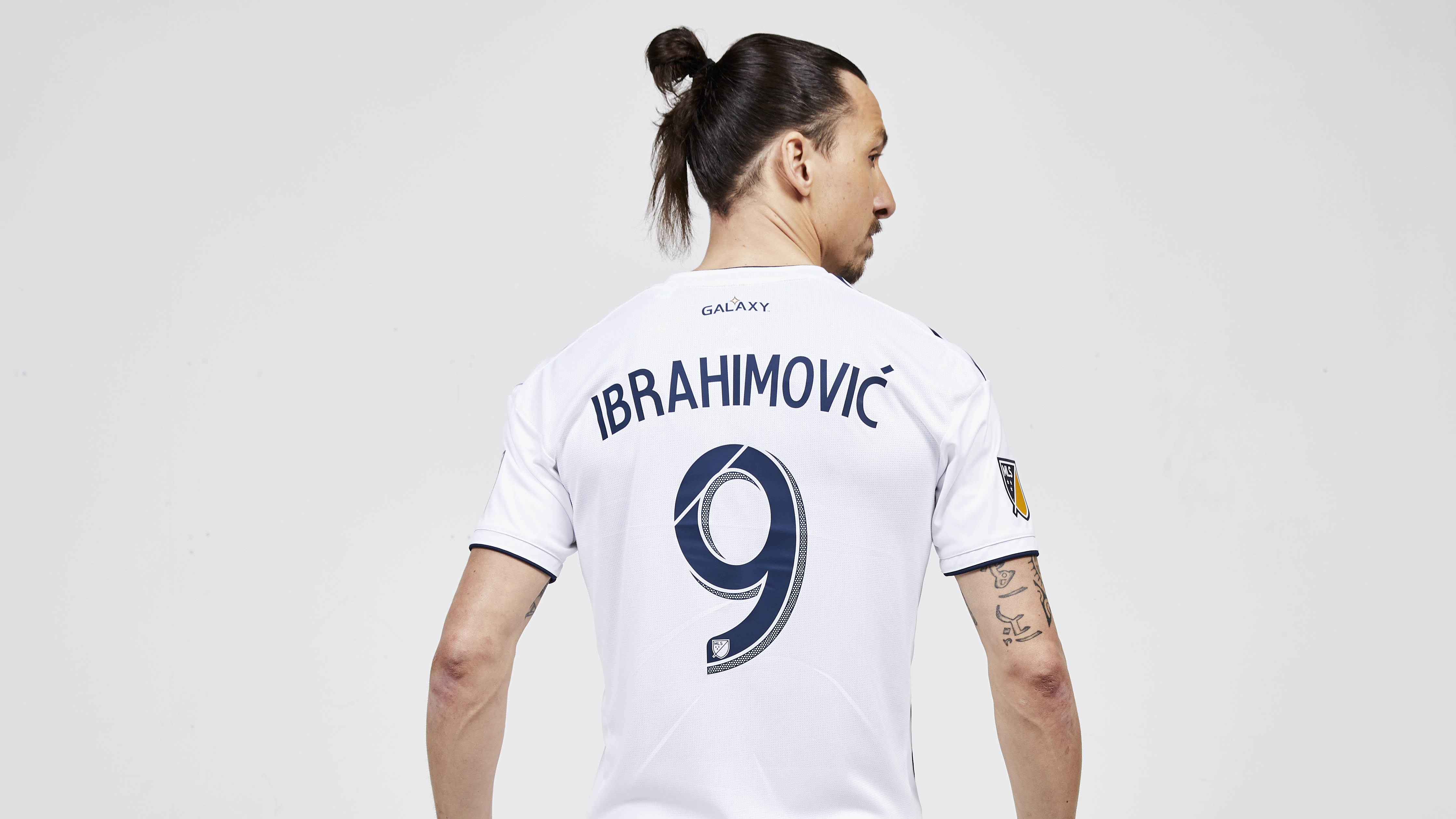 Have your first look at Zlatan Ibrahimovi in an LA Galaxy kit