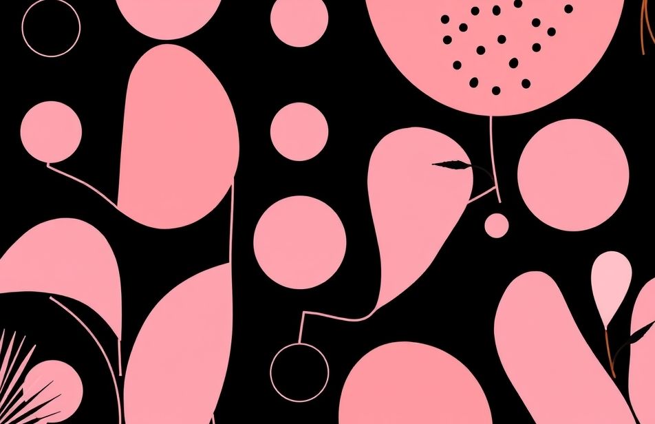 Pink And Black Wallpaper