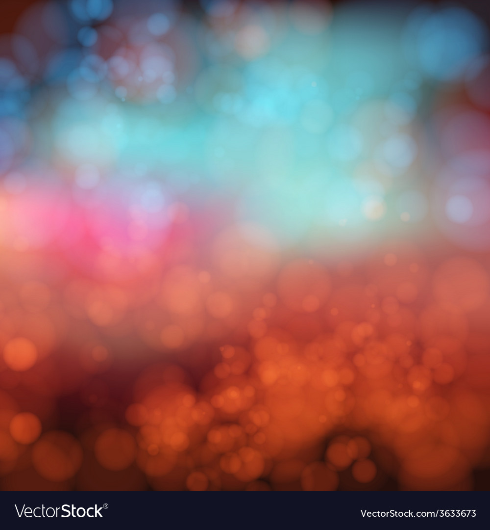 Soft Blurry Background With Bokeh Effect Vector Image
