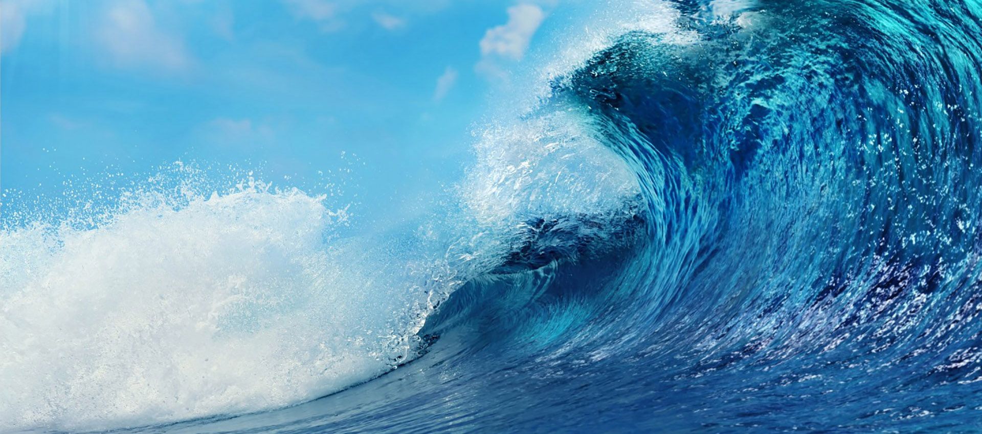 Ocean Waves Background Fotografi