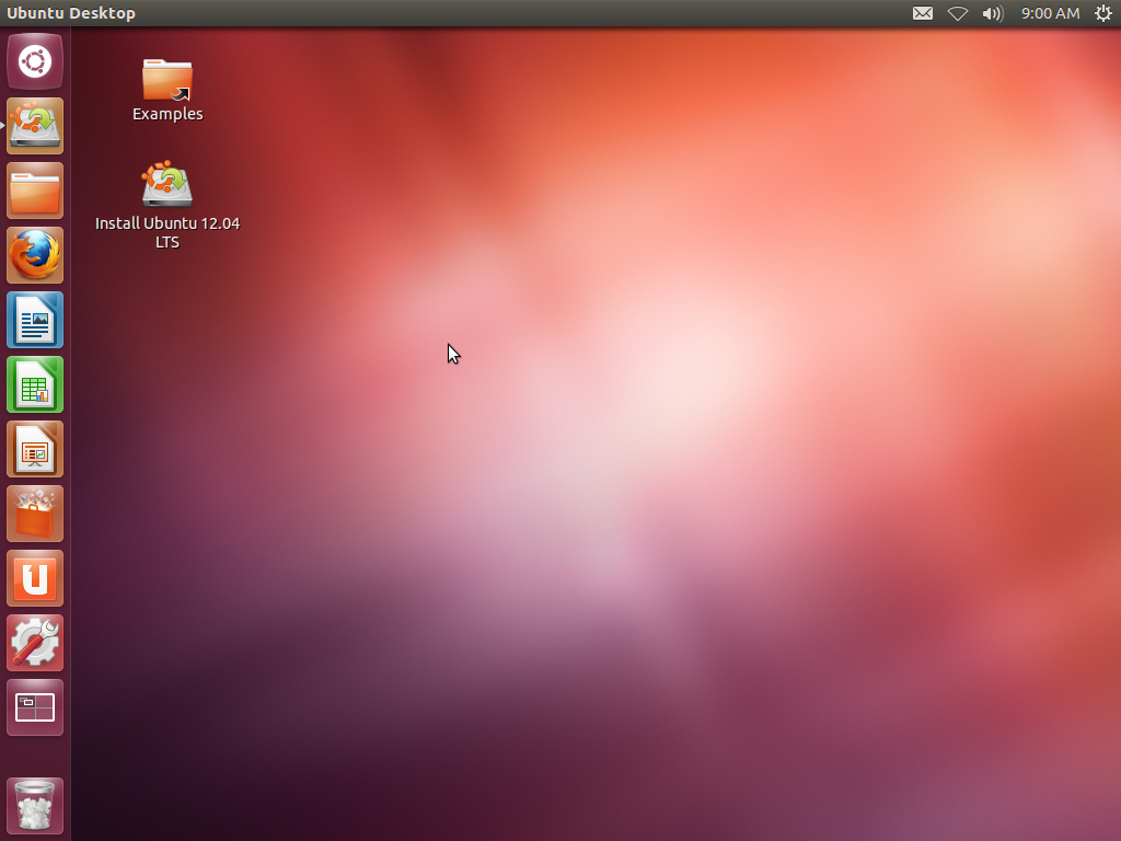 Ubuntu Live Session Desktop Wallpaper