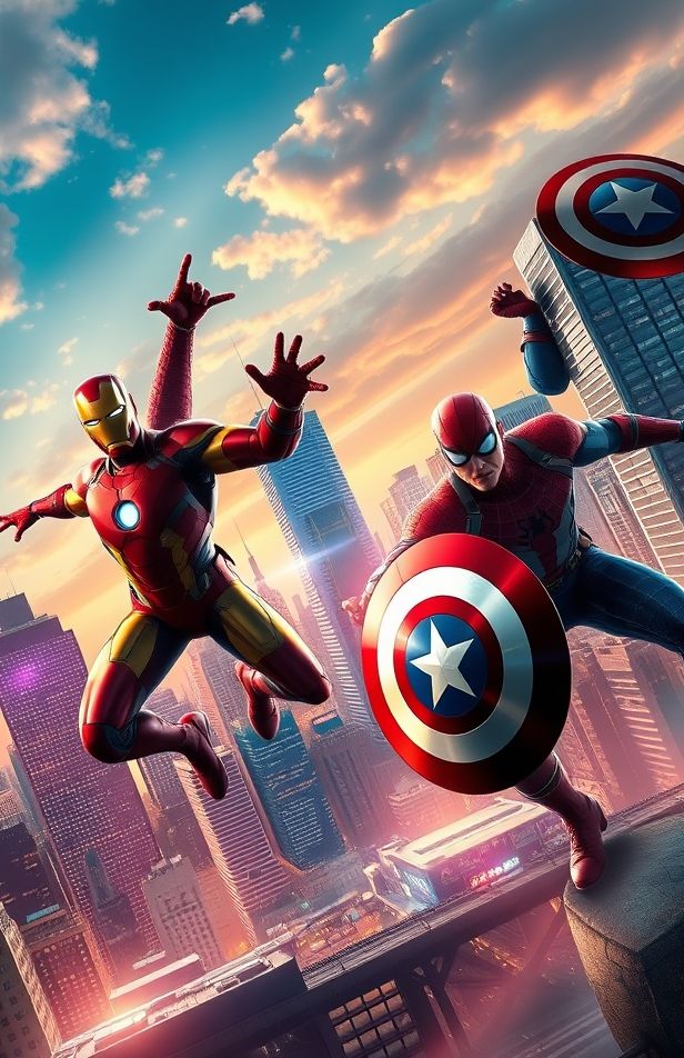 Marvel Dual Monitor Wallpaper