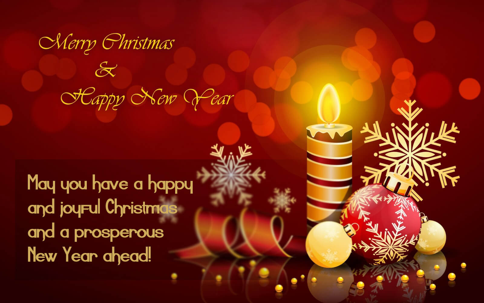 Merry Christmas And Happy New Year Wishes Quotes