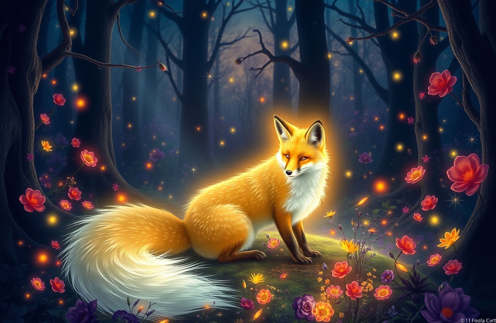 Nine Tails HD Wallpaper