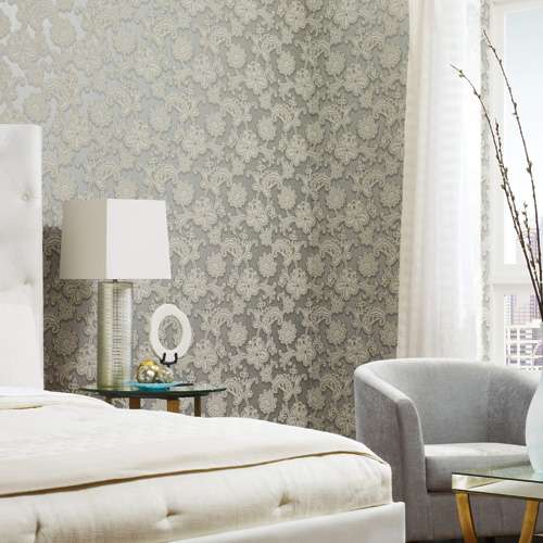 Candice Olson Shimmering Details Modern Lace Wallpaper Yliving