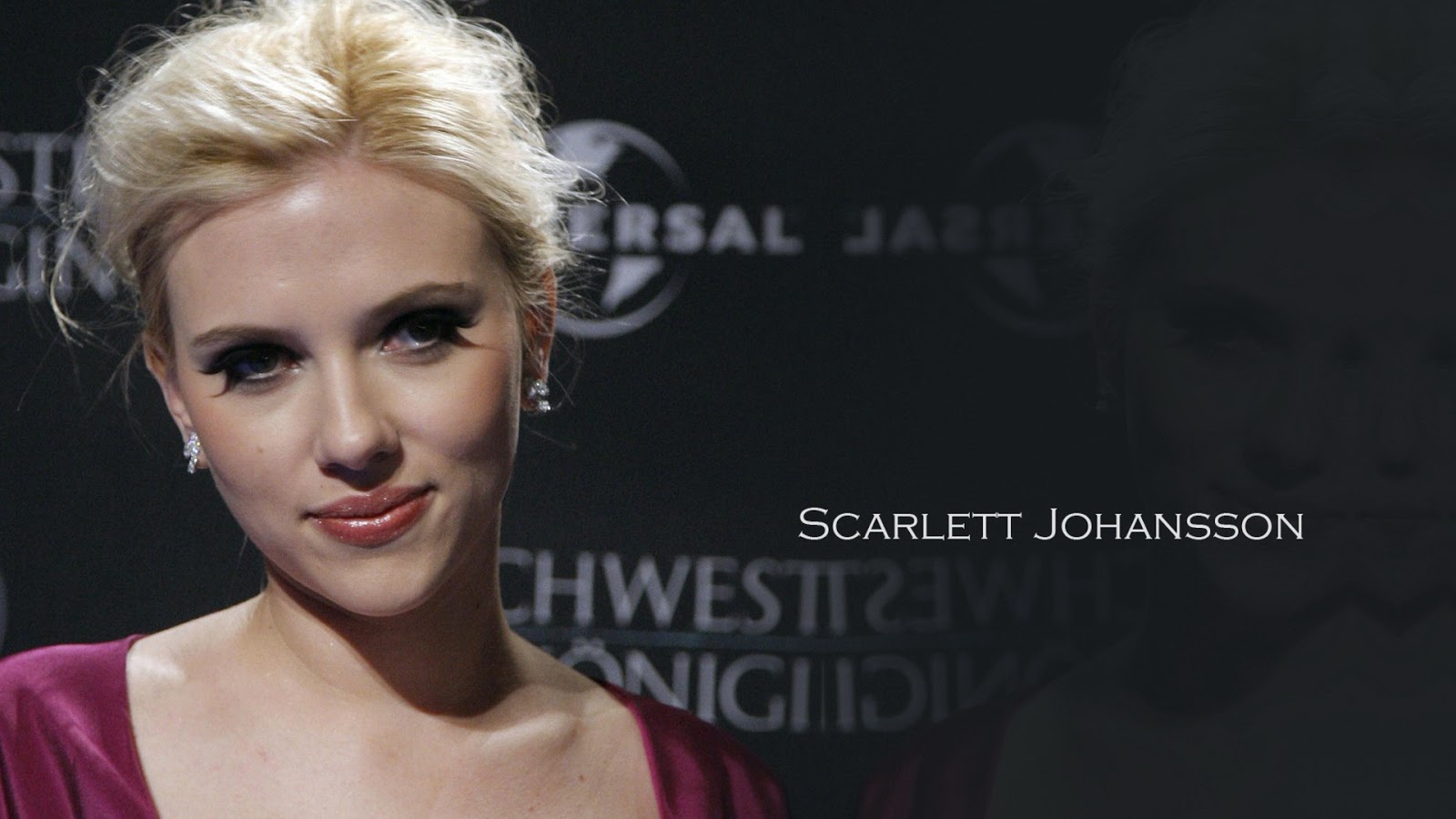Widescreen Scarlett Johansson Wallpaper HD Cute