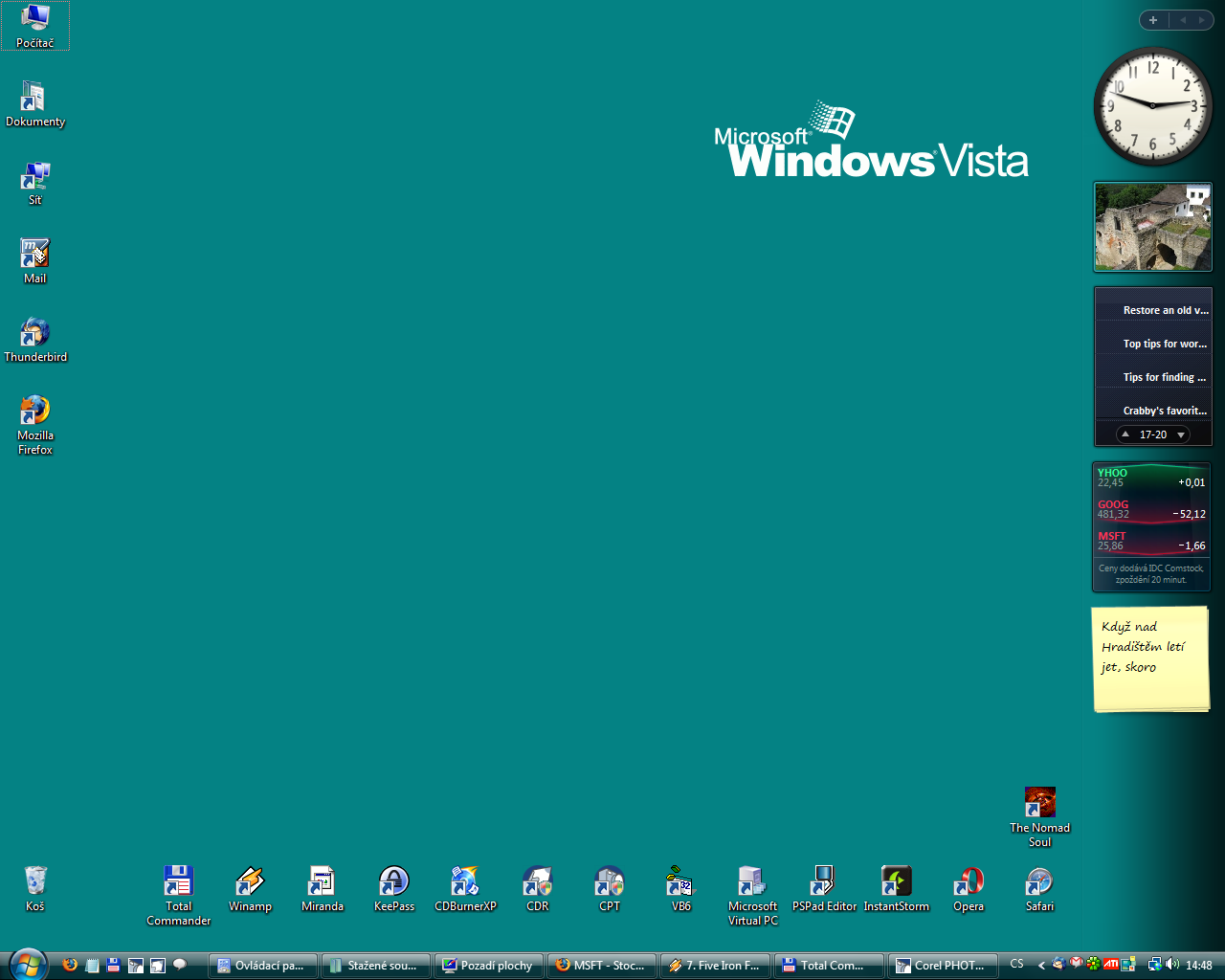 Opaquit S En Oldschool Windows Vista Wallpaper