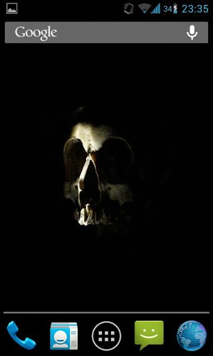 Skull Live Wallpaper App For Android