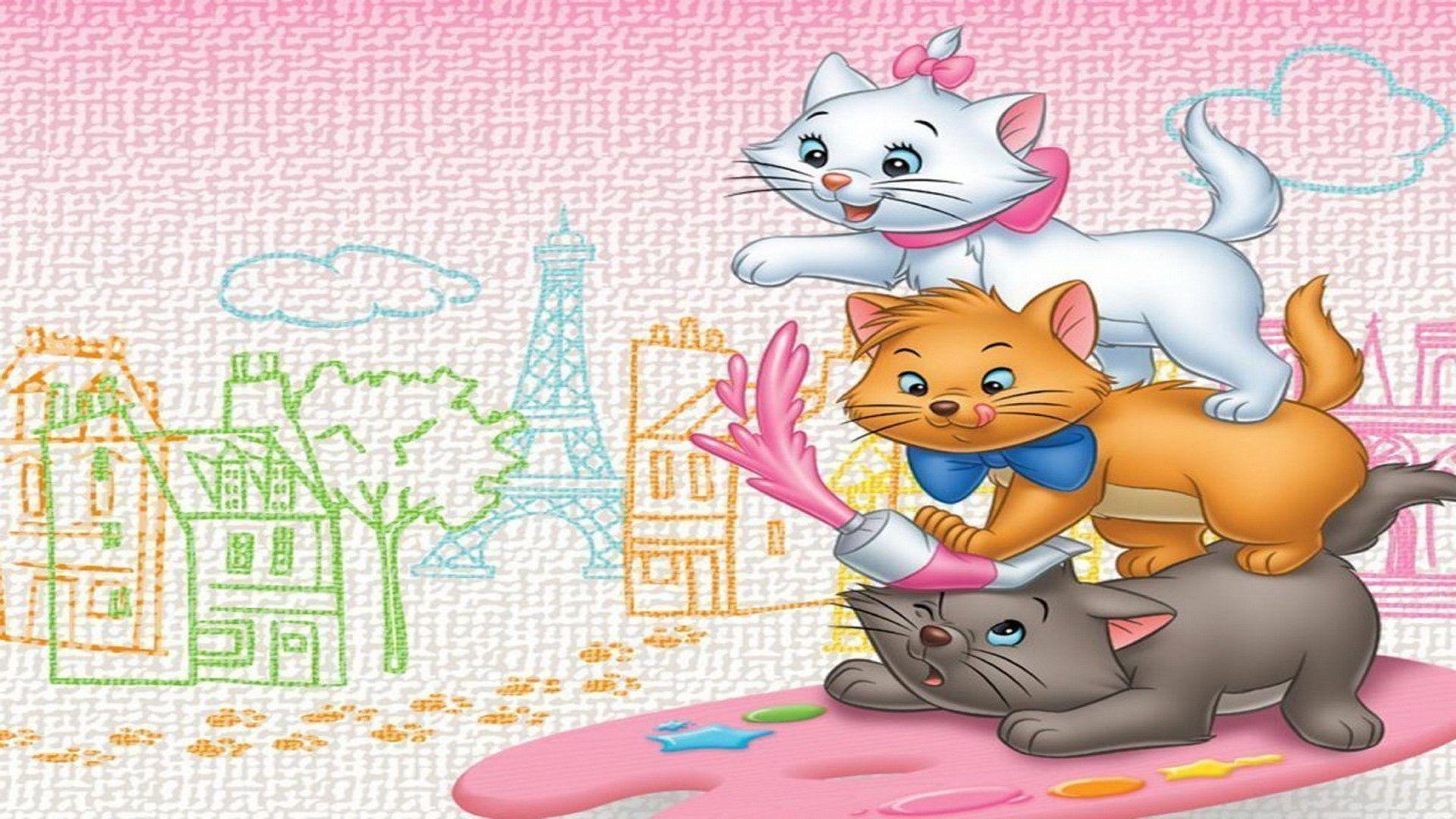 Marie Aristocat cats disney pink HD phone wallpaper  Peakpx