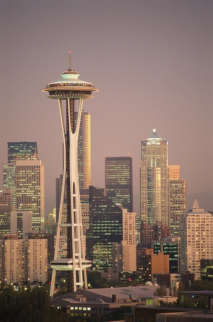 The Space Needle Seattle Wallpaper Wall Mural Self Adhesive