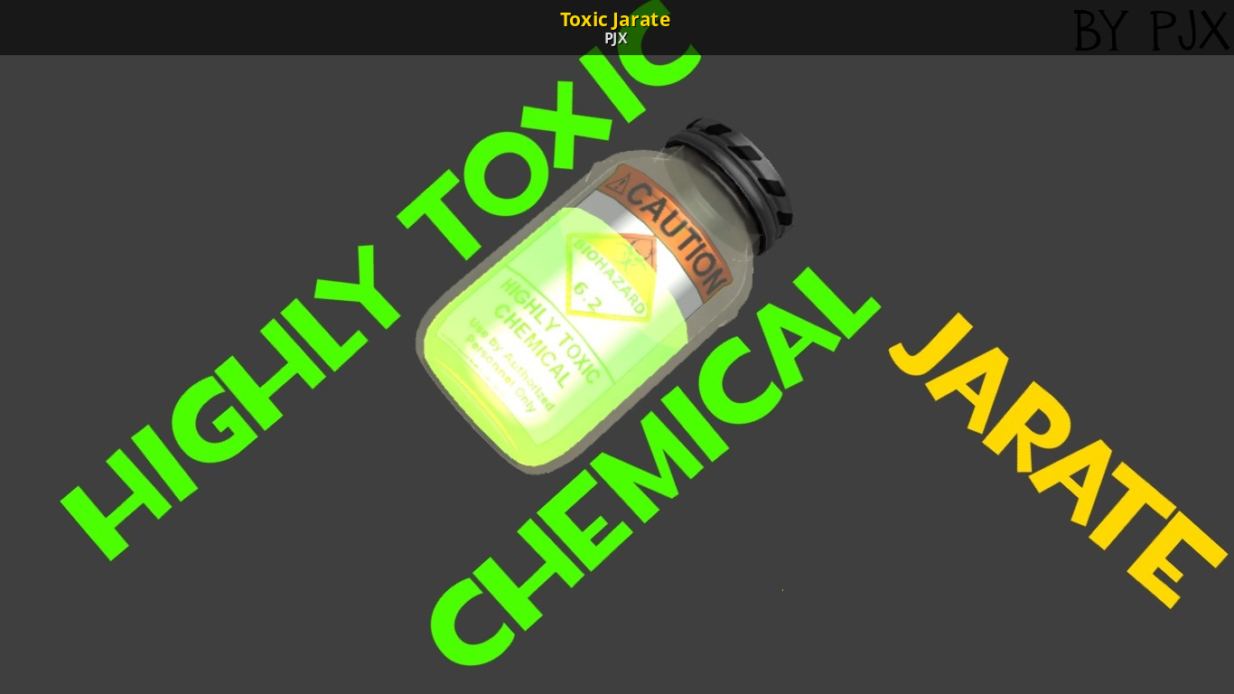 Toxic Jarate Team Fortress Skin Mods
