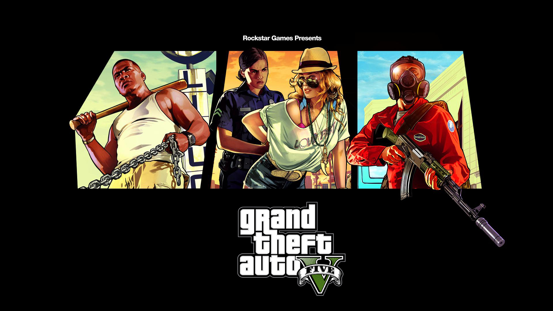 Wallpaper Gta Grand Theft Auto V Rockstar Desktop
