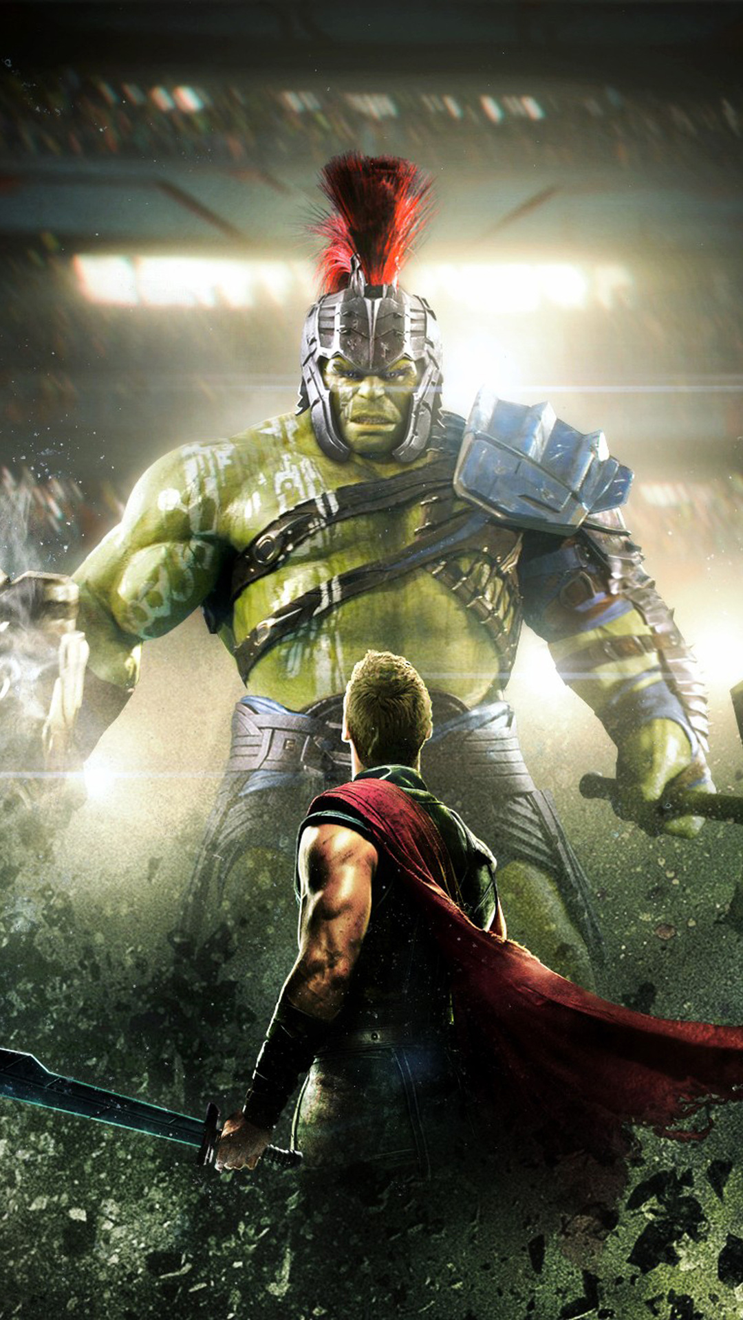 Thor And Hulk In Rangnarok iPhone 6s Plus