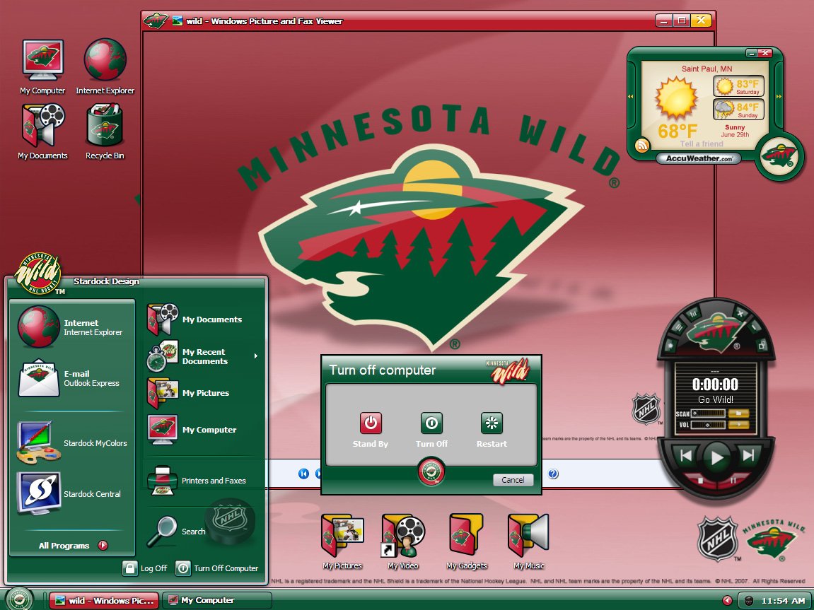 Minnesota Wild Desktop