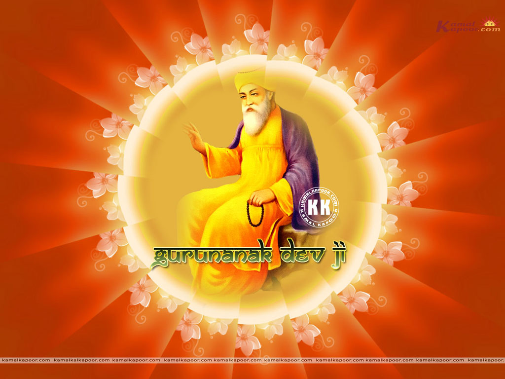 Wallpaper Spiritual Sri Guru Nanak Dev Ji Happy