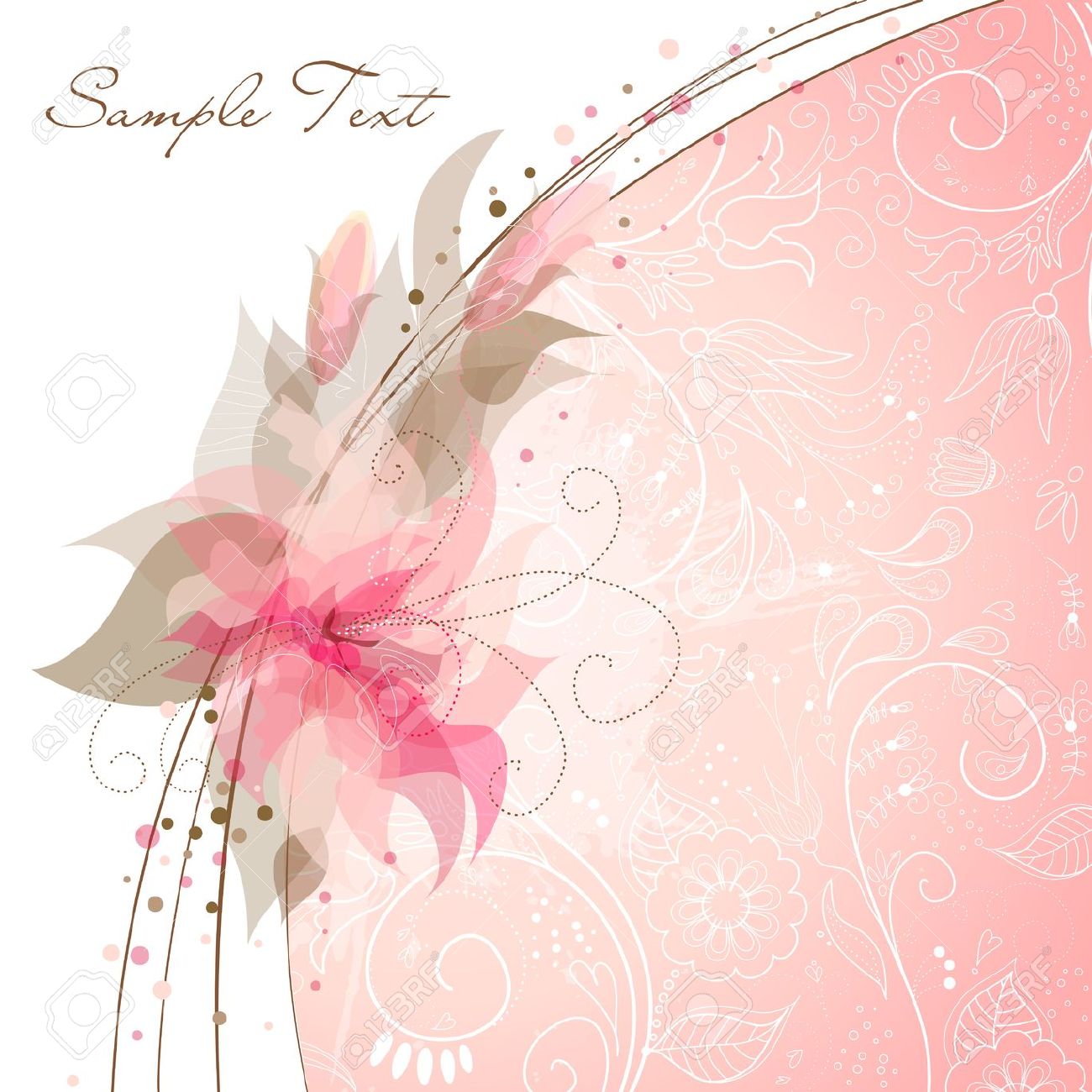 Free Download Wedding Invitation Pink Background Designs Download