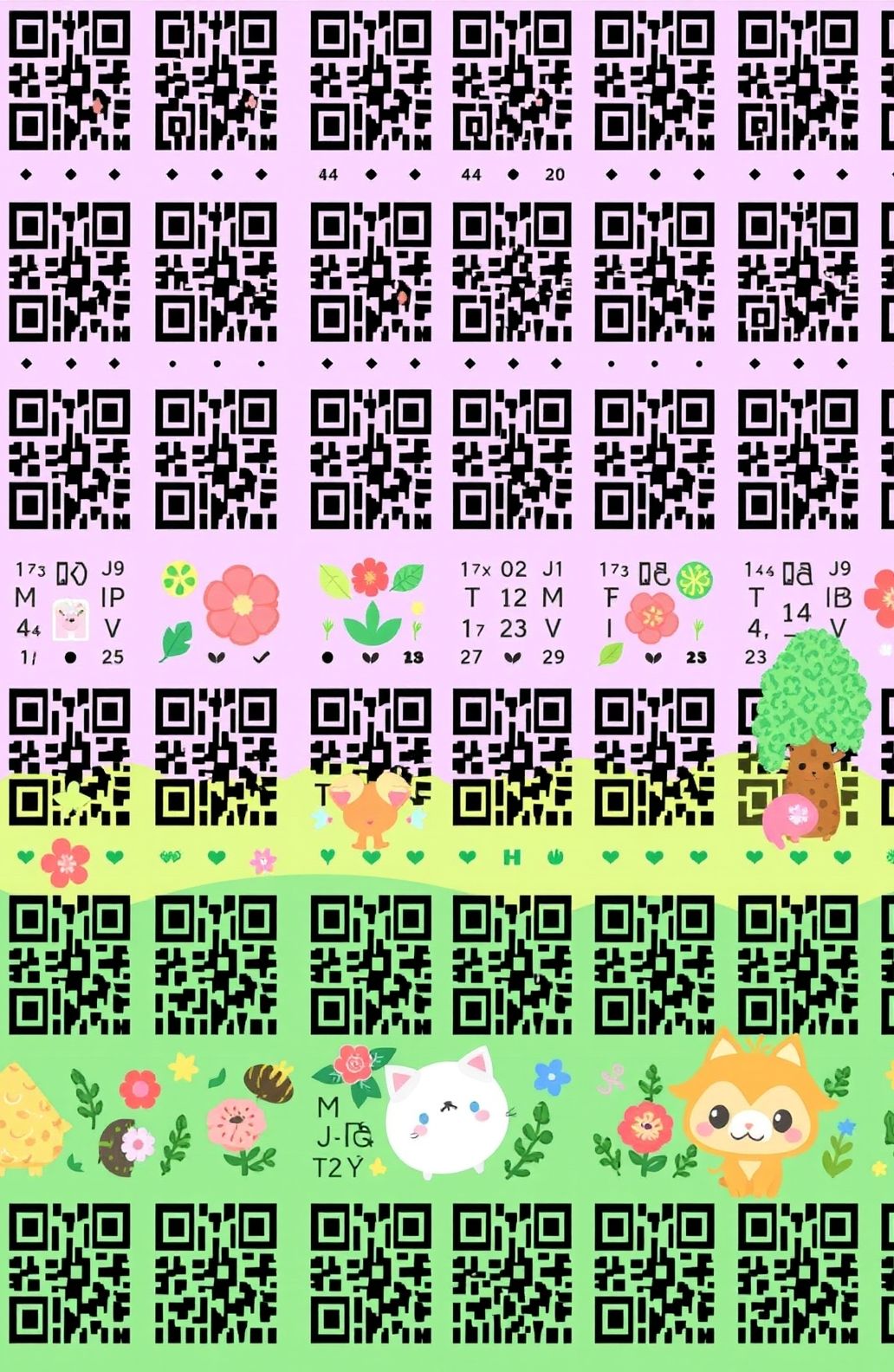 Animal Crossing Qr Codes Wallpaper