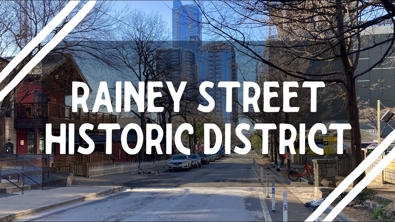 Rainey Street Historic District Walking Around Austin Texas