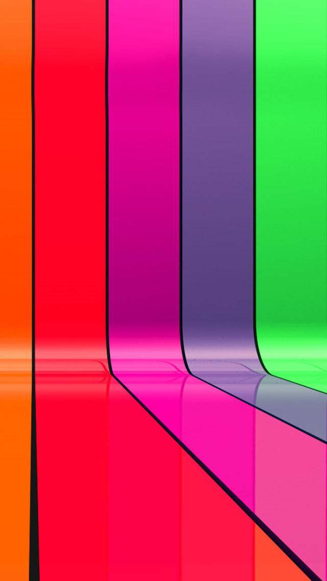 Rainbow Bars iPhone 5s Wallpaper iPad