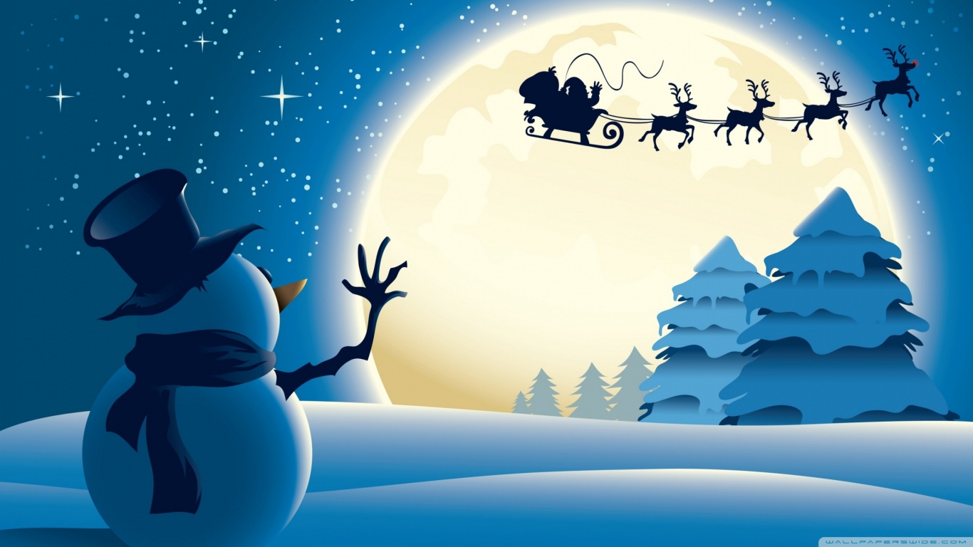 Santa Claus Illustration 4k HD Desktop Wallpaper For Ultra