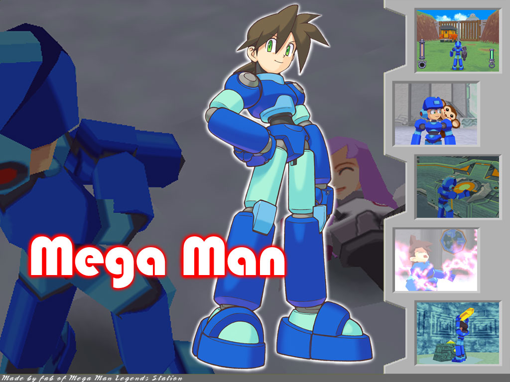 Mega Man Legends Station Wallpaper