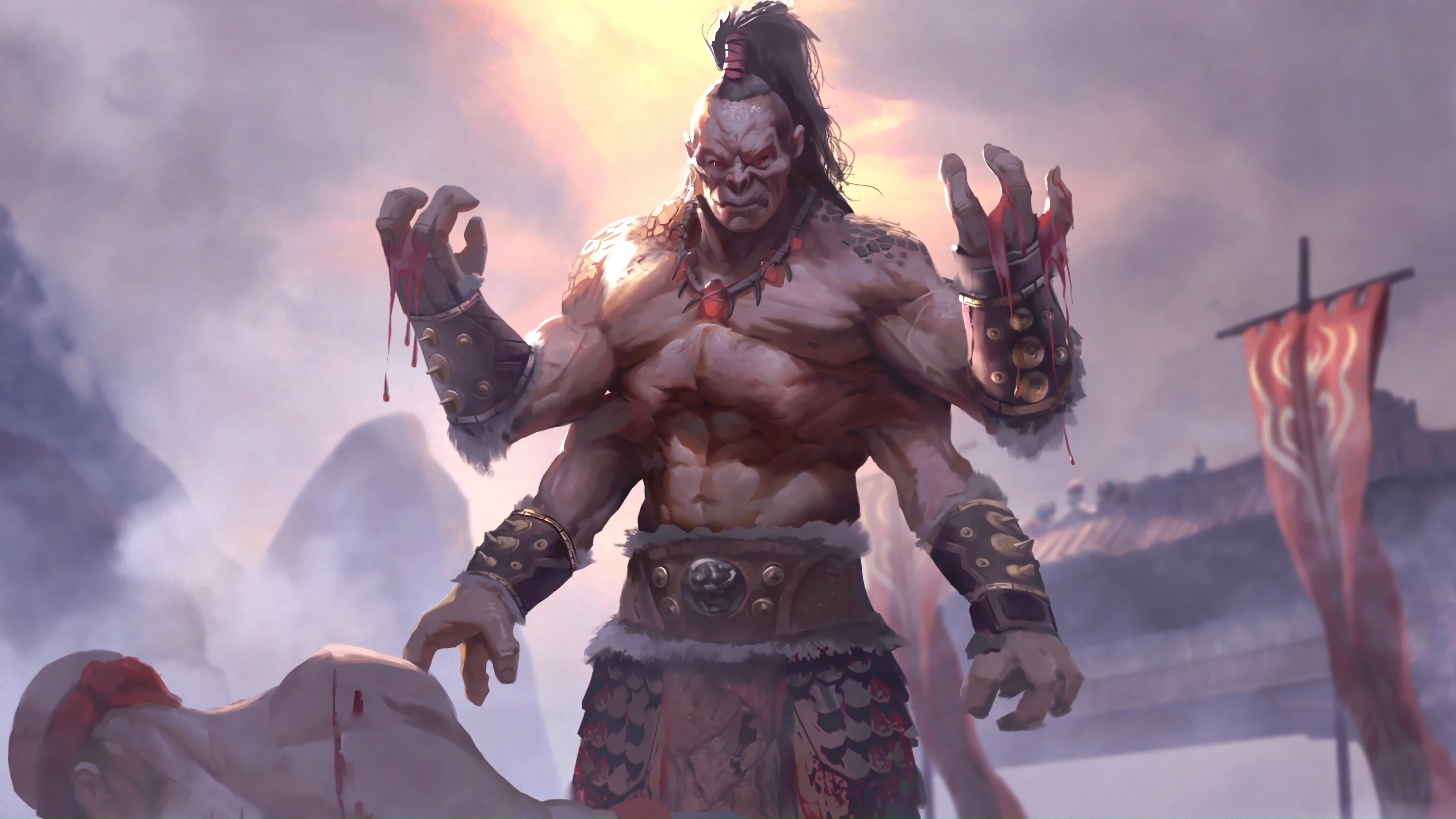 Goro Mortal Kombat 4k Wallpaper