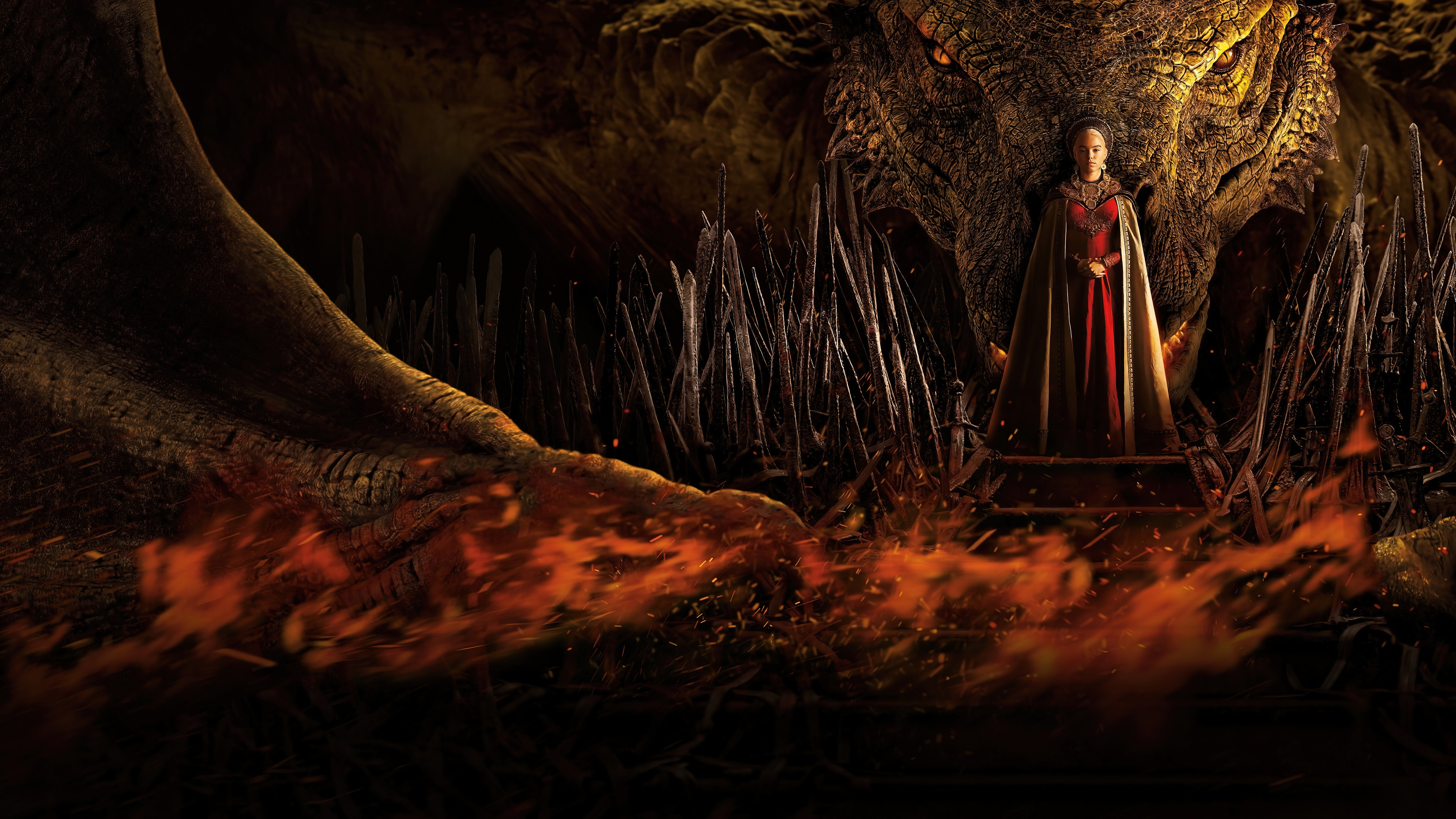 House Of The Dragon Young Rhaenyra Targaryen Wallpaper 4k HD Pc 9420g