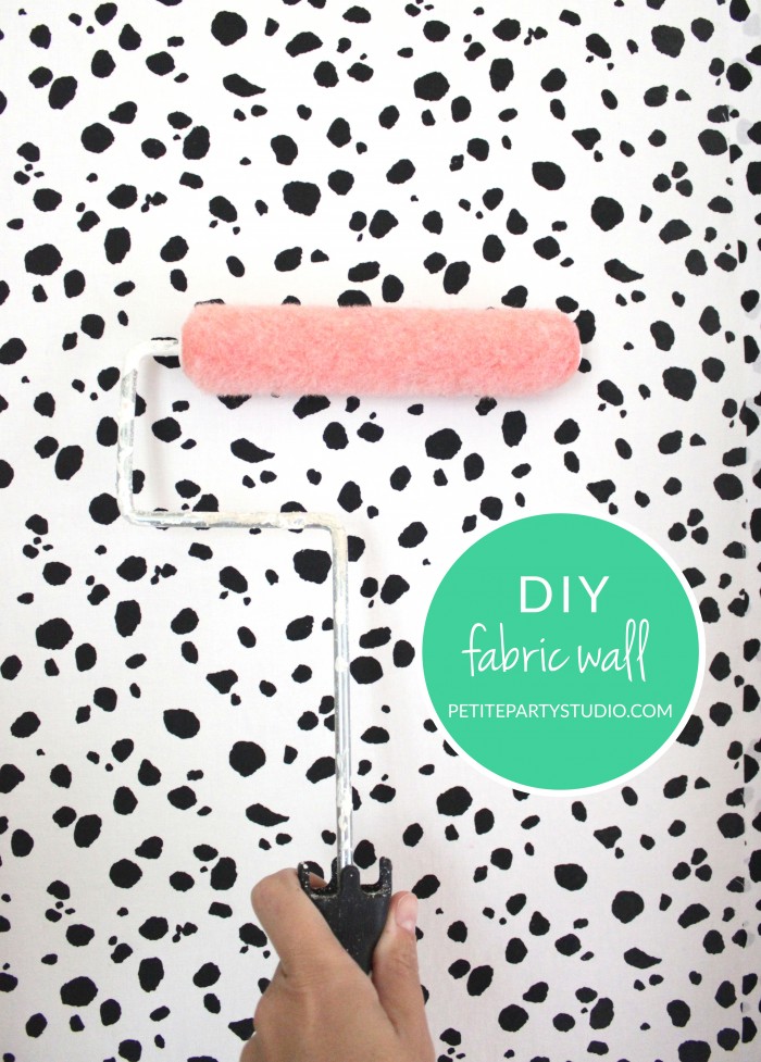 Dalmatian Print Fabric Wall Diy Petite Party Studio