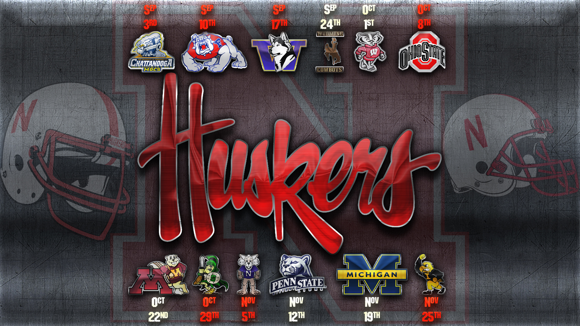 Nebraska Cornhuskers Schedule With Resolutions