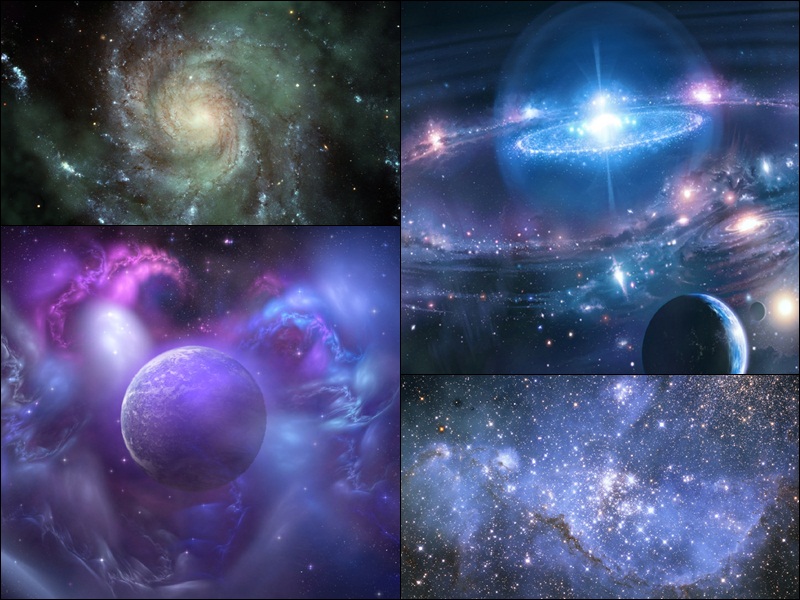 Home Of Space Galaxy Animated Wallpaper