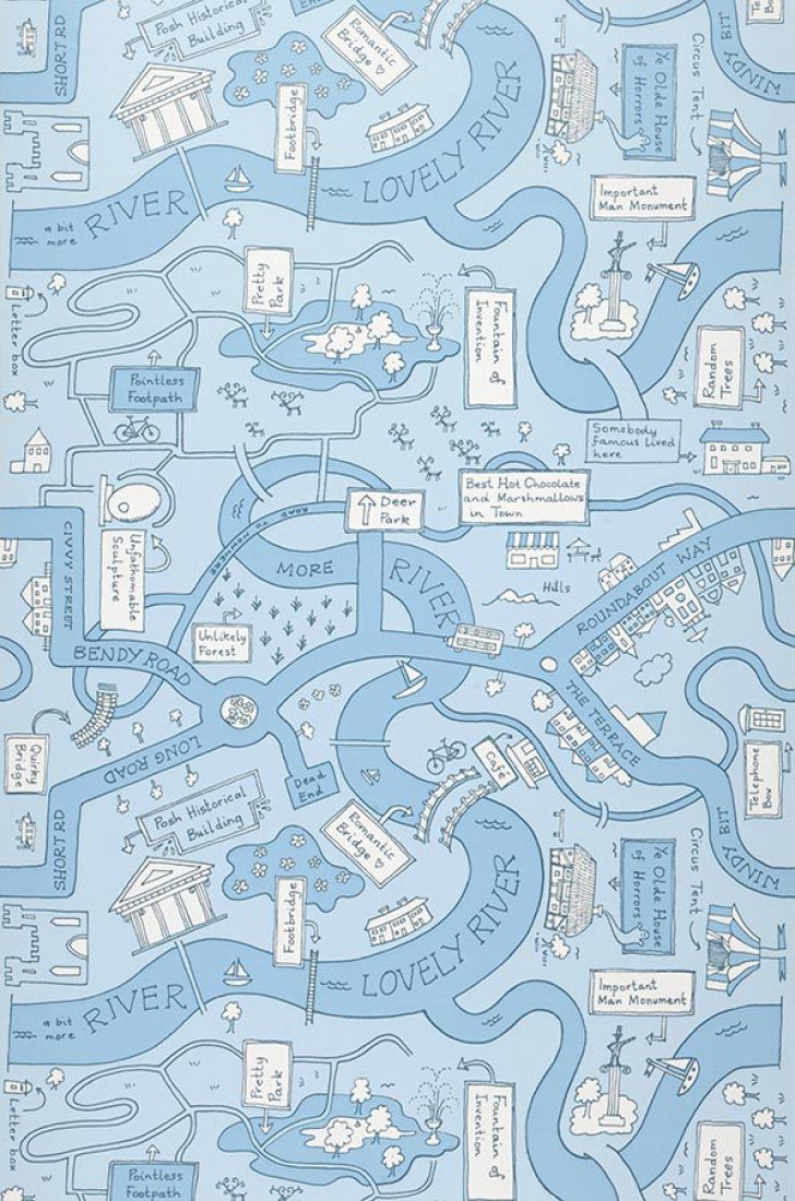City Map Wallpaper On
