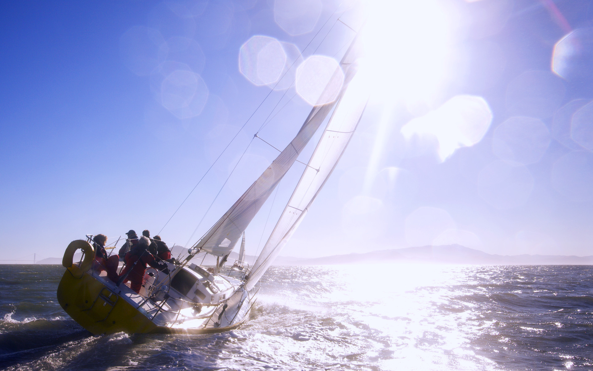 sailboat sailing HD Desktop Wallpapers