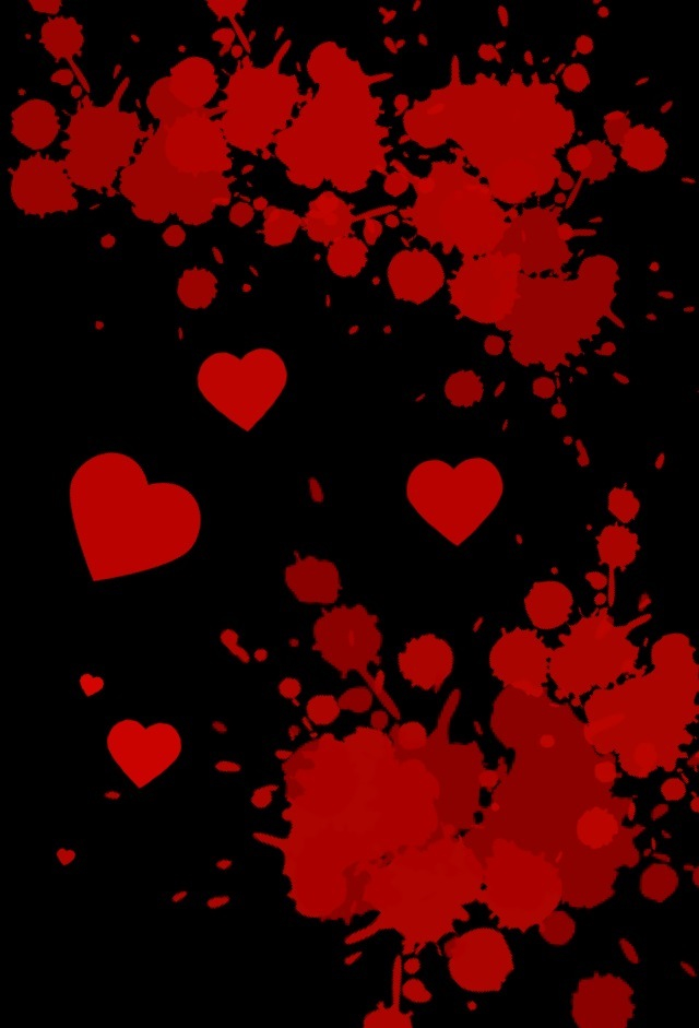 iPhone Wallpaper Bloody Hearts By Starscreamsgirl