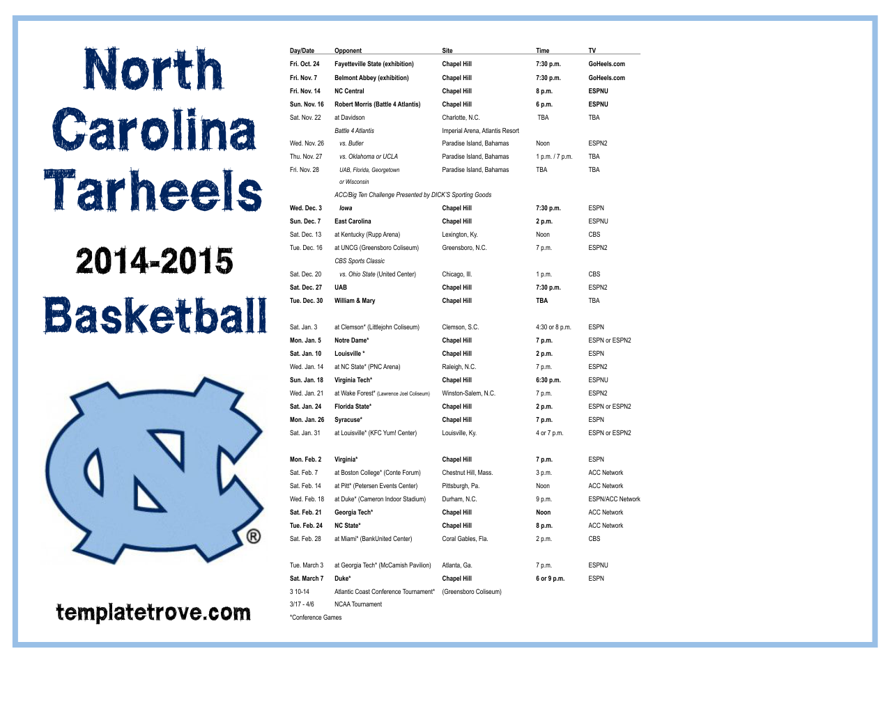 College Basketball Desktop Wallpaper Schedules