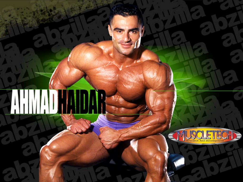 Free Download full size Ahmad Haidar IFBB Pro Body Building Wallpaper